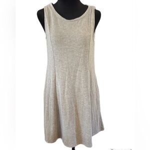 Cable & Gauge Light Gray Sleeveless Tank Dress size Medium
